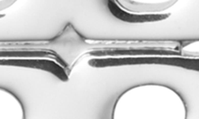 Tory Burch Kira Stud Earrings In Tory Silver