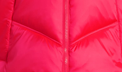 Shop Ugg (r) Ronney Water Resistant Crop Puffer Jacket In Cosmo Pink
