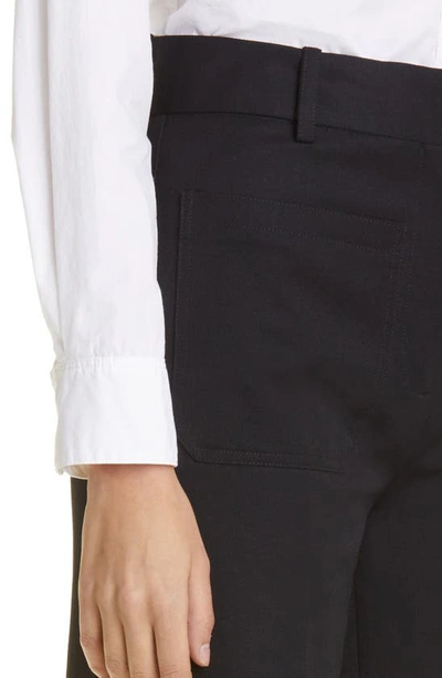 Nili Lotan Christophe Wide-leg Wool Trousers In Black