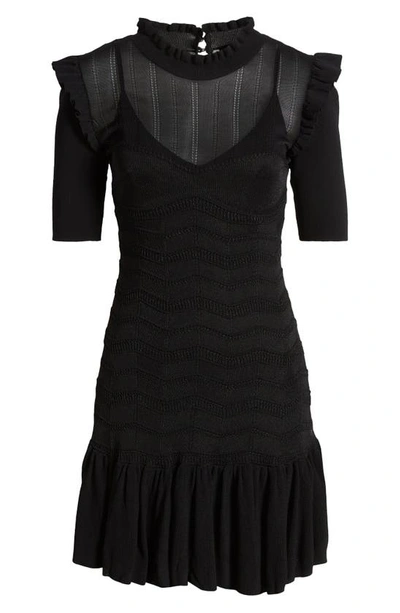 Shop Ted Baker Bettyaa Sweater Dress In Black