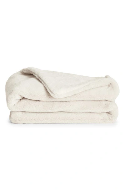 Unhide Lil' Marsh X-small Plush Blanket In Snow White