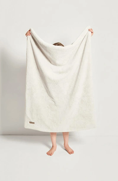 Unhide Lil' Marsh X-small Plush Blanket In Snow White