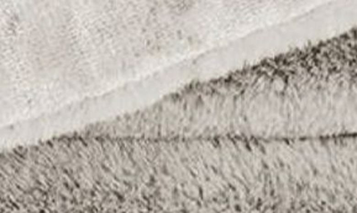 Unhide Lil' Marsh X-small Plush Blanket In Greige Goose