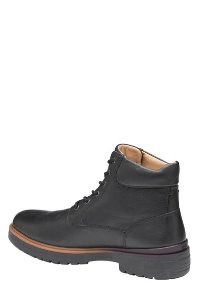 Shop Johnston & Murphy Henson Xc4 Waterproof Chukka Boot In Black Waterproof Full Grain