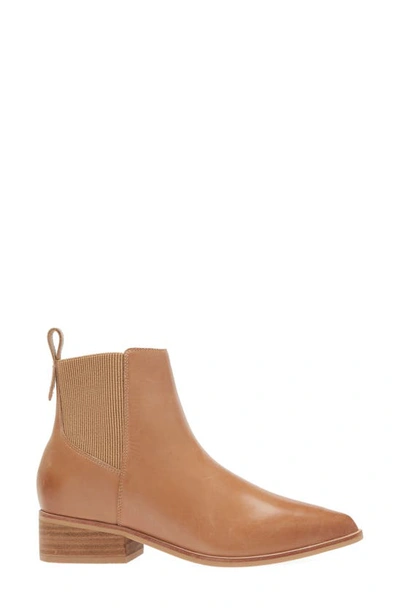 Shop Frankie4 Nina Pointed Toe Chelsea Boot In Tan