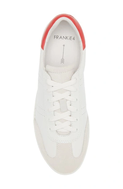 Shop Frankie4 Drew Sneaker In White Scarlet