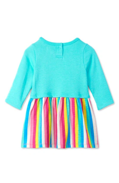 Shop Hatley Radiant Rainbow Dress In Blue