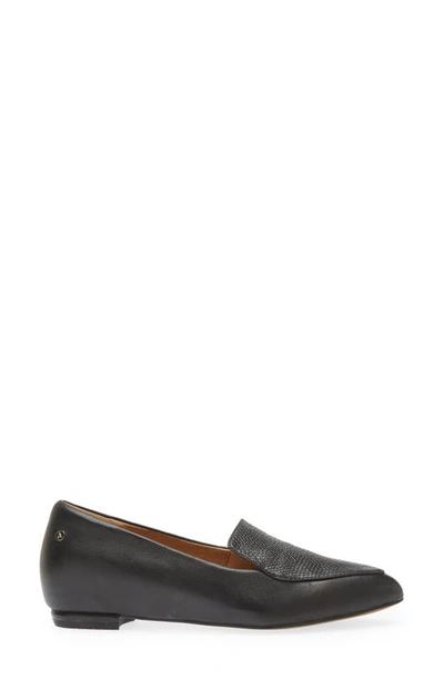 Frankie4 Faye Reptile Embossed Flat In Black Reptile Emboss