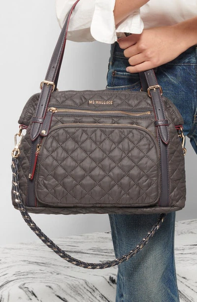 Mz Wallace Crosby Everywhere Tote In Medium Grey