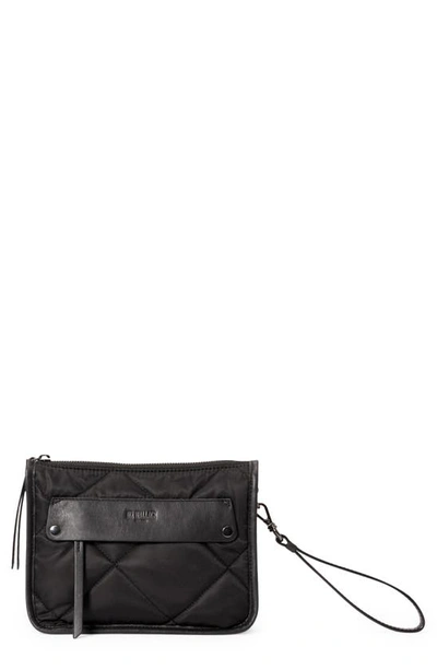 Shop Mz Wallace Quilted Madison Convertible Crossbody Bag In Black