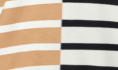 Shop English Factory Mixed Stripe Sweater In Brown Multi