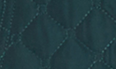Gallery Quilted Stand Collar Jacket In Dark Hunter