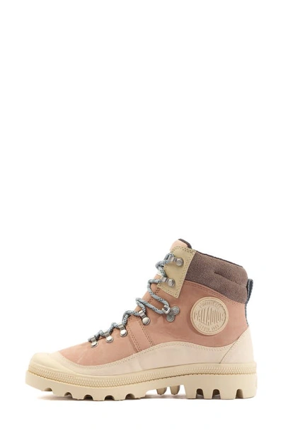 Palladium Pallabrousse Waterproof Lace-up Boot In Light Beige
