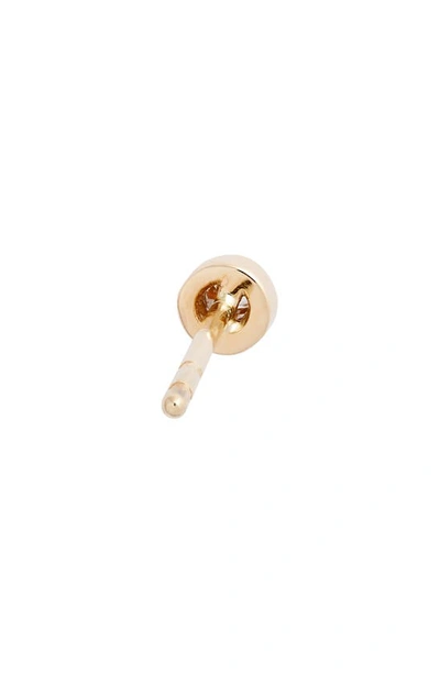 Anzie Cléo Diamond Bezel Stud Earrings In Clear
