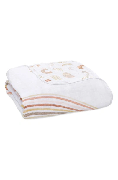 Shop Aden + Anais Classic Dream Blanket™ In White/ Keep Rising Tan