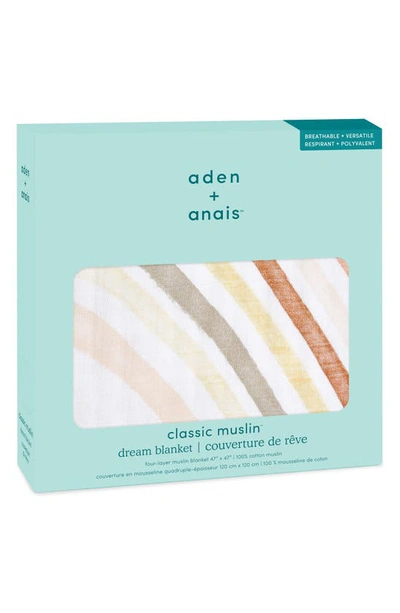 Aden + Anais Classic Dream Blanket™ In White/ Keep Rising Tan