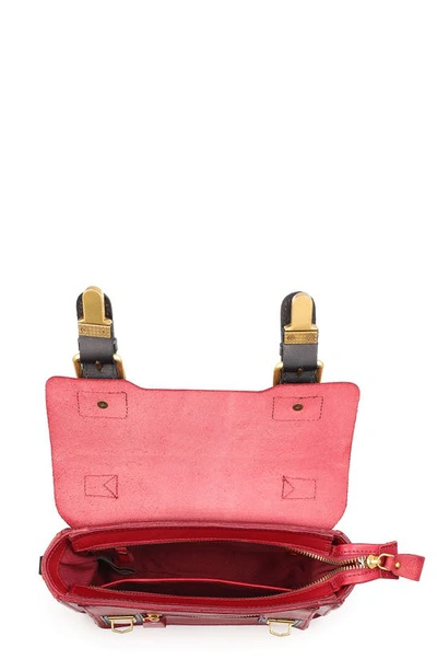Shop Old Trend Aster Mini Leather Satchel In Red