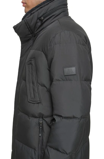 Shop Andrew Marc Valcour Water-resistant Puffer Coat In Black