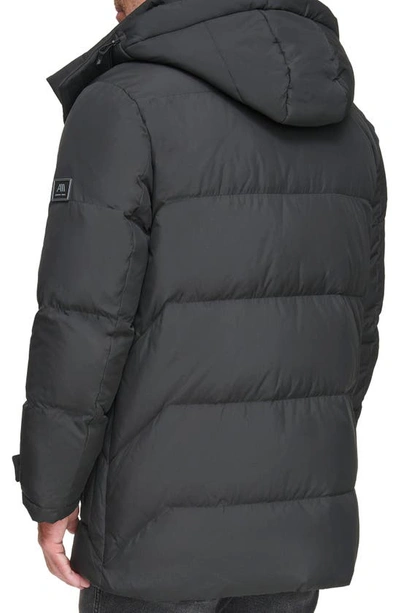 Shop Andrew Marc Oswego Water Resistant Down & Feather Fill Parka In Black