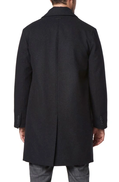 Shop Andrew Marc Sheffield Water Resistant Overcoat In Charcoal