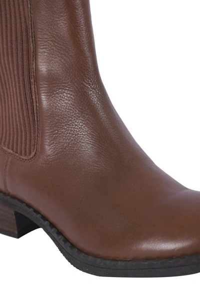 Gentle Souls By Kenneth Cole Bernadette Chelsea Boot In Chocolate Leather
