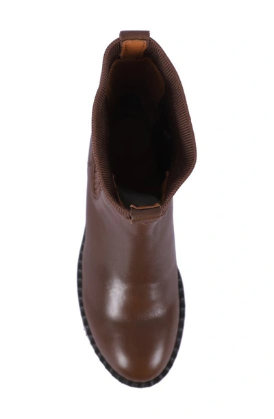 Gentle Souls By Kenneth Cole Bernadette Chelsea Boot In Chocolate Leather