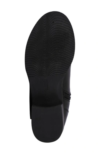 Gentle Souls By Kenneth Cole Brena Moto Boot In Black Leather