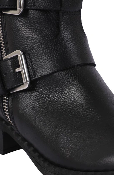 Gentle Souls By Kenneth Cole Brena Moto Boot In Black Leather