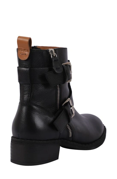 Shop Gentle Souls By Kenneth Cole Brena Moto Boot In Black Leather