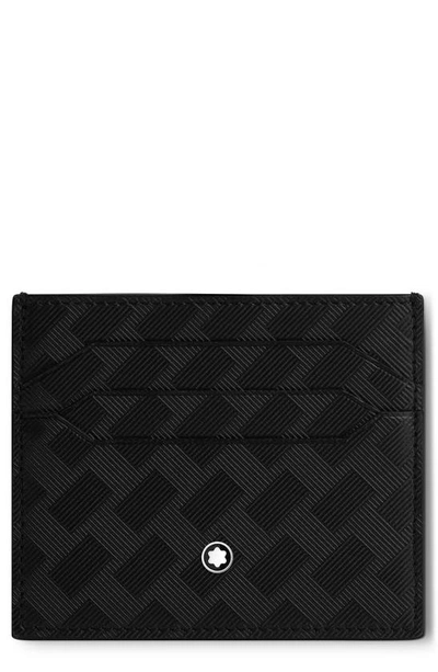 Shop Montblanc Extreme 3.0 Leather Card Case In Black