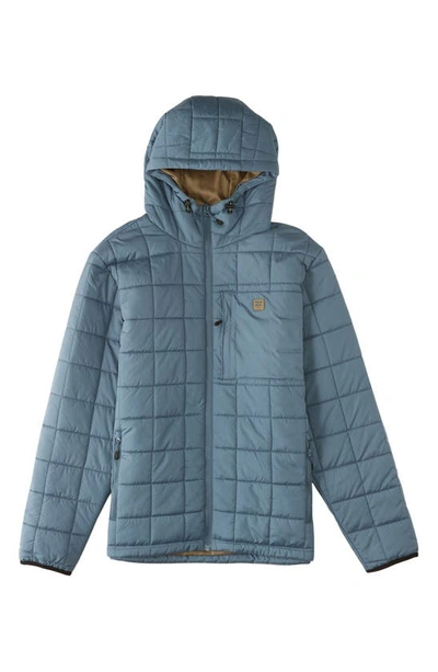 Shop Billabong Journey Recycled Polyester Puffer Jacket In North Sea