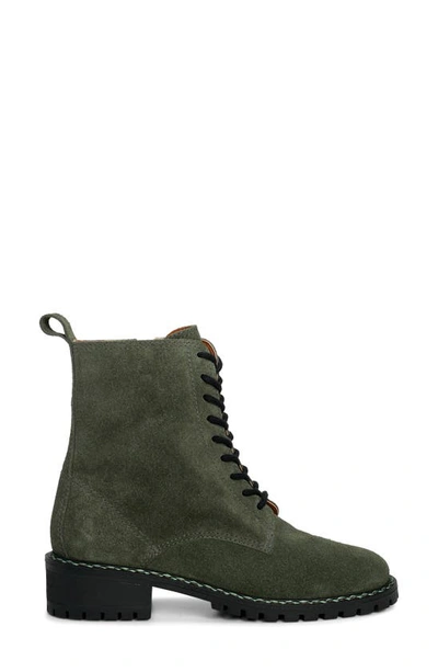 Shop Lucky Brand Kancie Combat Boot In Kobain Olive