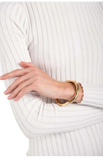 Alexis Bittar Molten Bangle Bracelet In 14k Gold Plated In Gold