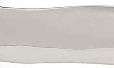 Alexis Bittar Small Molten Bangle Bracelet In Silver