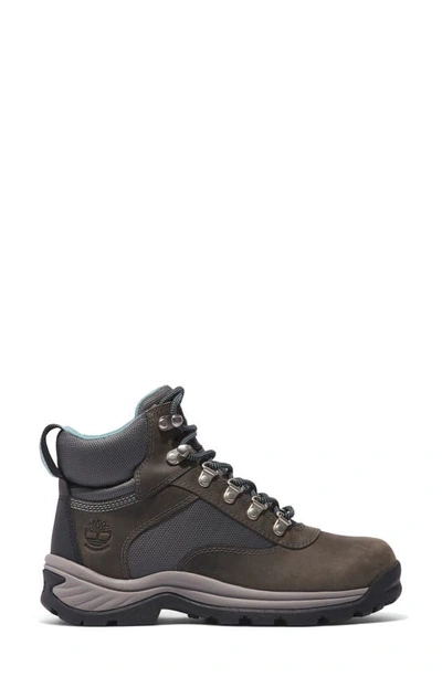 Timberland White Ledge Waterproof Hiking Boot In Mid Grey Full Grain