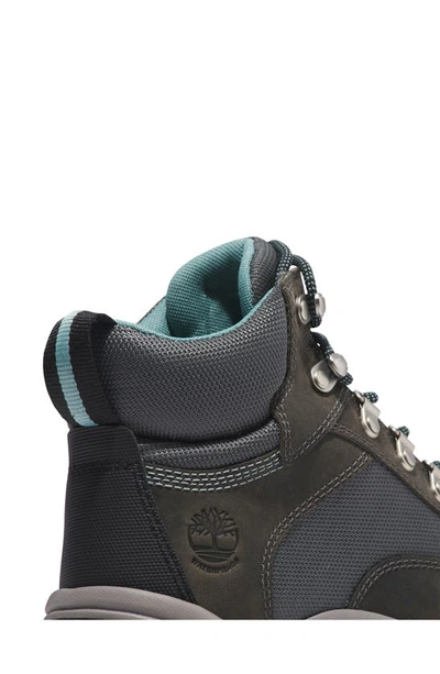 Timberland White Ledge Waterproof Hiking Boot In Mid Grey Full Grain