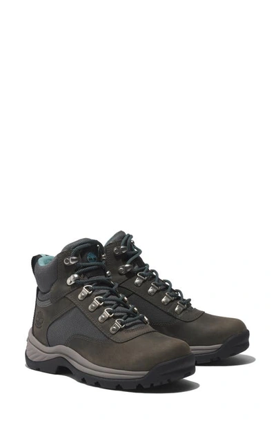 Shop Timberland White Ledge Waterproof Hiking Boot In Mid Grey Full Grain