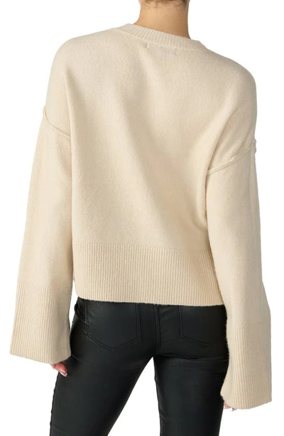 Sanctuary Sundays Crewneck Sweater In Toasted Ma