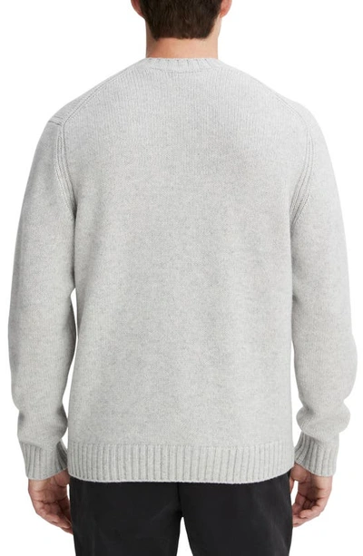 Shop Vince Relaxed Fit Wool & Cashmere Sweater In Light Heather Grey