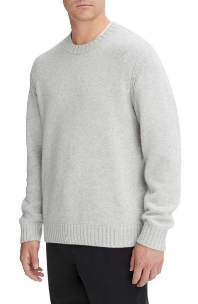 Shop Vince Relaxed Fit Wool & Cashmere Sweater In Light Heather Grey