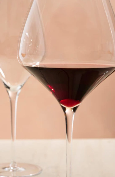 Schott Zwiesel Alloro Set Of 2 Burgundy Wine Glasses In Clear