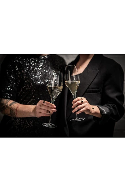 Schott Zwiesel Alloro Set Of 2 Sparkling Wine Glasses In Clear
