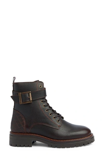 Barbour Heidi Combat Boot In Brown
