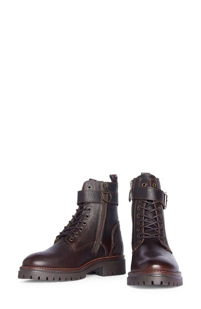 Barbour Heidi Combat Boot In Brown
