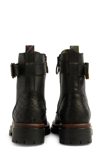 Barbour Heidi Combat Boot In Black