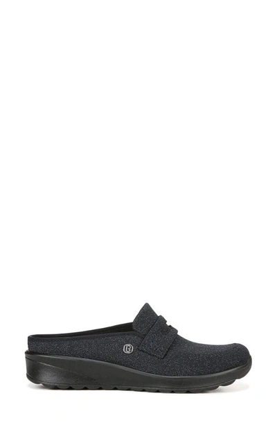 Bzees Georgia Sparkle Penny Keeper Mule In Navy Sparkle