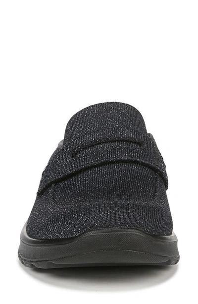 Bzees Georgia Sparkle Penny Keeper Mule In Navy Sparkle