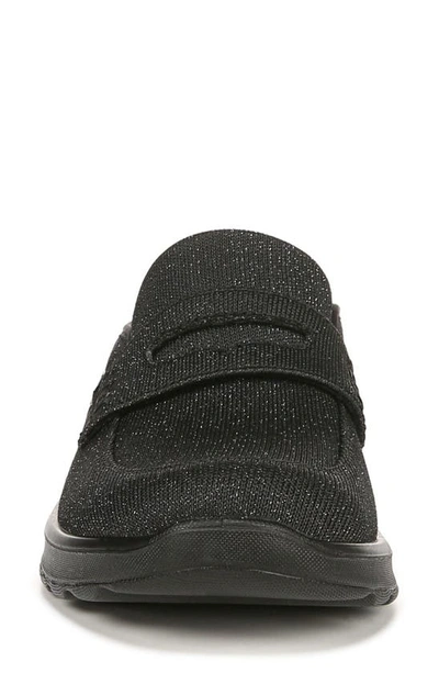 Bzees Georgia Sparkle Penny Keeper Mule In Black Sparkle
