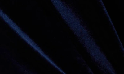Adrianna Papell One-shoulder Velvet Jumpsuit In Midnight