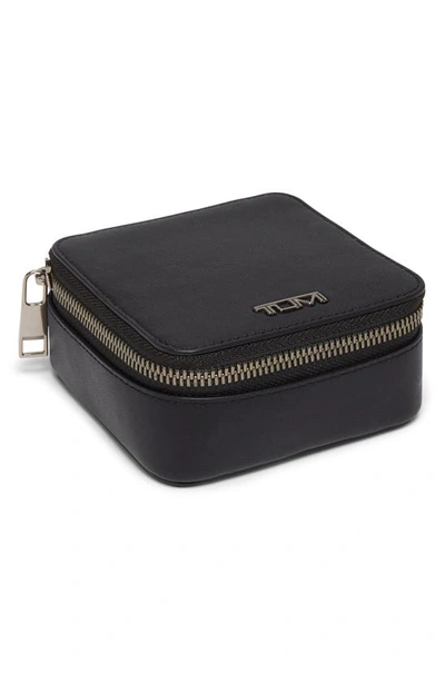 Shop Tumi Leather Jewelry Case In Black